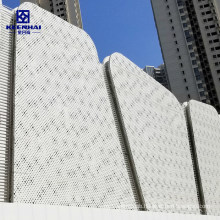 Modern White Designed Perforated Aluminium Panel Facade